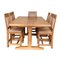 Dining Table and Chairs by Derek Slater (Lizard Man or Fish Man of the Yorkshire Critters), Set of 8 1