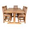 Dining Table and Chairs by Derek Slater (Lizard Man or Fish Man of the Yorkshire Critters), Set of 8, Image 1