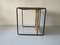 Modernist Cube Design Wicker Stool, 1960s 3