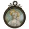 Miniature Antique Portrait Frame in Bronze 1