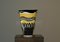 Schwarze und gelbe Keramik Vase 1