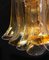 Lámpara de araña Petals de cristal de Murano, años 80. Juego de 2, Imagen 5