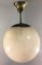 Lampe à Suspension Globe Reticello Attribuée à Carlo Scarpa pour Venini, Murano, 1950s 3