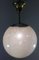 Lampe à Suspension Globe Reticello Attribuée à Carlo Scarpa pour Venini, Murano, 1950s 14