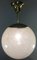 Reticello Globe Pendant Lamp Attributed to Carlo Scarpa for Venini, Murano, 1950s 12