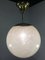 Lampe à Suspension Globe Reticello Attribuée à Carlo Scarpa pour Venini, Murano, 1950s 7