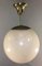 Reticello Globe Pendant Lamp Attributed to Carlo Scarpa for Venini, Murano, 1950s 2