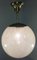 Lampe à Suspension Globe Reticello Attribuée à Carlo Scarpa pour Venini, Murano, 1950s 8
