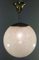 Reticello Globe Pendant Lamp Attributed to Carlo Scarpa for Venini, Murano, 1950s 13