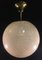 Lampe à Suspension Globe Reticello Attribuée à Carlo Scarpa pour Venini, Murano, 1950s 5