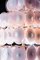 Pink Chandeliers, 1970, Set of 2, Image 13