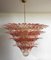 Pink Murano Glass Chandeliers, Set of 2 13