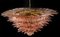 Pink Murano Glass Chandeliers, Set of 2 9