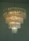 Lámpara de araña italiana de cristal de Murano, años 80. Juego de 2, Imagen 4