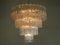 Lámpara de araña italiana de cristal de Murano, años 80. Juego de 2, Imagen 3