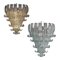 Lámparas de araña Felci italianas de cristal de Murano de 6 niveles, años 70. Juego de 2, Imagen 1