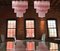 Tronchi Chandeliers with 48 Pink Murano Glass, 1990, Set of 2, Image 2