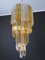 Triedri Chandeliers in the style of Venini, 1980s, Set of 2 7