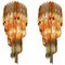 Triedri Chandeliers in the style of Venini, 1980s, Set of 2, Image 1