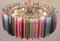Italian Chandeliers in Multi-Colored Murano Glass, 1995, Set of 2, Image 8