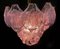 Italian Pink Shell Chandeliers, Murano, Set of 2 14