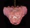 Italian Pink Shell Chandeliers, Murano, Set of 2, Image 4