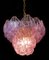 Italian Pink Shell Chandeliers, Murano, Set of 2 9