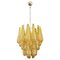 Italian Amber Crystal Chandeliers, Murano, Set of 2 4