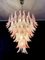 Lámparas de araña italianas de pétalos en rosa y blanco, Murano. Juego de 2, Imagen 11