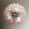 Italian Pink and White Petal Chandeliers, Murano, Set of 2 14