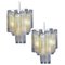 Tube Chandeliers in Gold Murano Glass, 1970s, Set of 3, Image 12