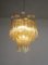 Tube Chandeliers in Gold Murano Glass, 1970s, Set of 3 5