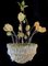 Blumen Kronleuchter aus Glas mit goldenen Einschlüssen, 1950er 18