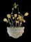 Glass Flower Chandelier with Gold Inclusions, 1950s 17