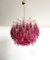 Italian Ametyst Shade Chandeliers in Murano, 1980s, Set of 2, Image 3