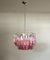 Italian Ametyst Shade Chandeliers in Murano, 1980s, Set of 2 14