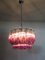 Italian Ametyst Shade Chandeliers in Murano, 1980s, Set of 2 4