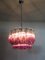 Italian Ametyst Shade Chandeliers in Murano, 1980s, Set of 2, Image 4