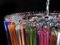 Lustre avec Prisme Multicolore en Murano, Italie 8