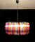Lámpara de araña italiana con prisma multicolor de Murano, Imagen 10