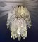 Lámpara de araña italiana de cristal de Murano, años 70, Imagen 7