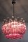 Lámpara de araña italiana vintage, Murano, años 80. Juego de 2, Imagen 14