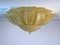 Large Ceiling Leaves Pendants in the style of Barovier & Toso, 1980s, Set of 2 3