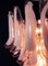 Lámparas de araña italianas de pétalos de Murano. Juego de 2, Imagen 12