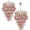 Italian Petal Chandeliers in Murano, Set of 2 3