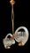 Lámpara de araña Art Déco de Murano de Ercole Barovier, años 40, Imagen 2