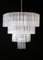 Tronchi Chandeliers in the style of Toni Zuccheri for Venini, 1990, Set of 2 2