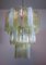 Lámpara de araña de cristal de Murano de Venini, años 80, Imagen 2