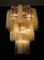 Lámpara de araña de cristal de Murano de Venini, años 80, Imagen 9