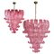 Lámparas de araña Felci italianas de cristal de Murano de 6 niveles. Juego de 2, Imagen 1